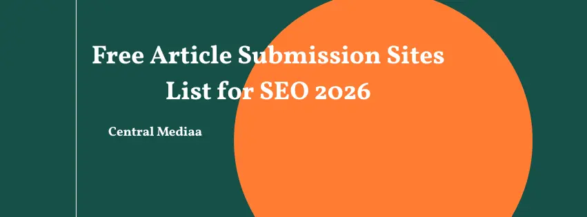 Free Article Submission Sites List for SEO 2026